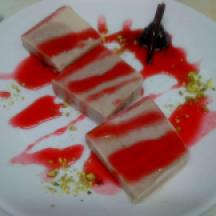 Strawberry Parfait in Rosewater Syrup